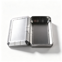 Boîte en fer blanc multi-usages de qualité alimentaire, personnalisable avec logo, taille et emballage disponibles pour le rangement d'outils et de cadeaux