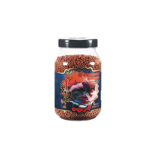 Palatable fish feed wholesale pet supplies rich in white fishmeal wheat germ flowerhorn fish feed