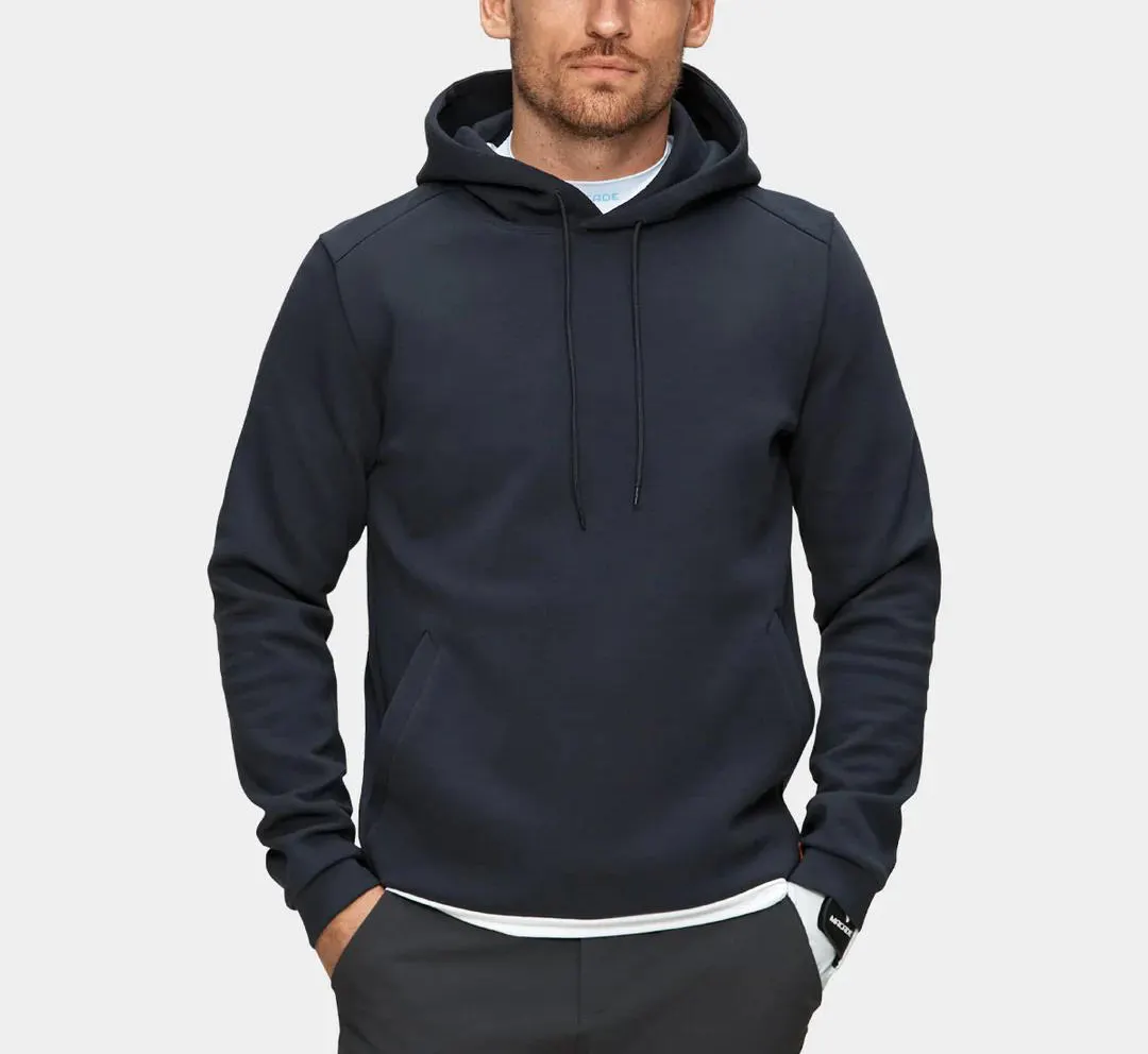 Hoodies de golfe inteligentes ajuste justo cor masculina personalizada de boa qualidade