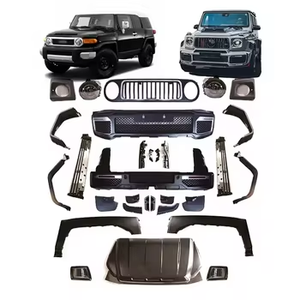 Maictop accesorios de coche conversión parachoques delantero trasero parrilla Bodykit para Toyota Fj Cruiser cuerpo Kit actualización a G63 <span class=keywords><strong>Babus</strong></span> estilo - Product Image 1