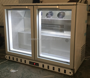 Edelstahl Schaukel 2 Türen Getränke Kühlschrank Glas Mini Bar Kühler - Product Image 2