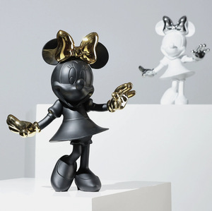 Sáng Tạo Ánh Sáng Sang Trọng Minnie Mickey Búp Bê Trẻ Em Của Phòng Phim Hoạt Hình Phòng Khách Cửa Hàng Trang Trí Nội Thất Nhỏ Màu Đỏ Cuốn Sách Phong Cách Nhựa Thủ Công Mỹ Nghệ - Product Image 2