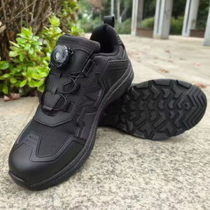 Chaussures de randonnée Lan Yining noires à boucle automatique, à libération rapide, résistantes aux perforations, respirantes, à talon bas, pour le travail et les trajets quotidiens - Product Image 3