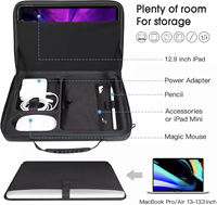 Casing Keras EVA Pelindung Jatuh Profesional untuk Laptop Tablet Tas Pembawa Komputer Anti Jatuh Tahan Air Organizer Perjalanan Bisnis