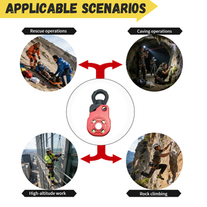 36kn एकल स्विवेल लुली, गिरावट गिरफ्तारी प्रणालियों और बचाव के लिए एल्यूमीनियम मिश्र धातु, सी/एन प्रमाणित औद्योगिक सुरक्षा उपकरण - Product Image 4