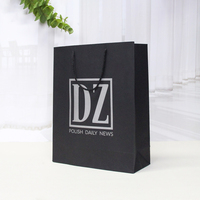Sac cadeau en papier fourre-tout de luxe imprimé avec logo personnalisé, sac à provisions d'emballage de boutique avec logos, sacs en papier avec votre propre logo