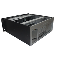 Caja de computadora industrial tipo rack 4u Servidor CNC Bit de disco duro múltiple horizontal con puerta y cerradura