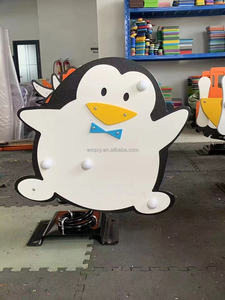 Tùy chỉnh thiết kế lớn nhựa Rocking Horse đồ chơi cho trẻ em chơi ngoài trời thiết bị cho mùa xuân công viên có tính năng PE Bảng điều chỉnh Hội Đồng Quản Trị - Product Image 2