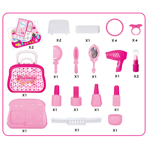 ชุดแต่งหน้ากระจกสำหรับเด็กผู้หญิงชุดแต่งหน้าเลียนแบบสำหรับเด็กก่อนวัยเรียน - Product Image 2