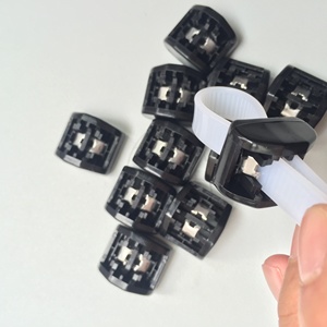 Penjepit kabel sadel plastik 1/2 ", dudukan kabel nilon kotak hitam, penjepit kabel sadel dorong - Product Image 1
