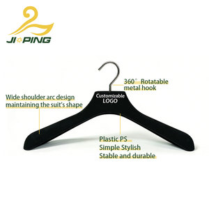 Groothandel ABS Plastic Kledinghangers op Maat met Eigen Logo, Hoge Kwaliteit, Enkelvoudige Hangroede voor Winkels en Modeshows - Product Image 3