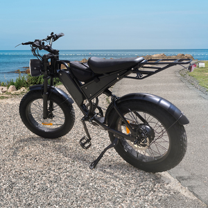 하이브리드 Ebike 팻 타이어 250W 강력한 모터 유압 디스크 브레이크 풀 서스펜션 페달 어시스트 시스템 미국 EU 주식 빠른 배달 - Product Image 6