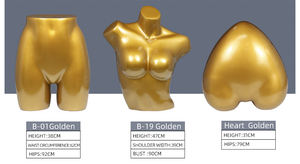 Manichino Femminile Economico Color Oro per Esposizione di Intimo Sexy, Bikini, Seno Grande e Glutei in Vendita - Product Image 6