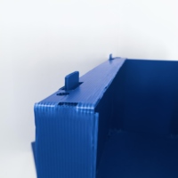 Boîtes de rangement en plastique pliables et empilables pour entrepôt, étanches et recyclables, 4 mm et 5 mm, personnalisées en usine en Chine, pour vêtements