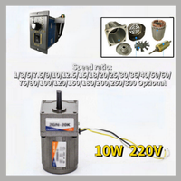 Controlador de Velocidad Ajustable PLC 10W para Motor AC, Adaptador de Velocidad Variable, Caja de Engranajes, Venta al por Mayor