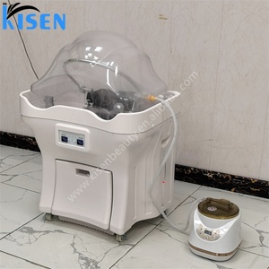 อ่างสระผมแบบไม่ใช้ระบบประปา รุ่น Kisen Modern New พร้อมระบบนวดศีรษะ สปา และอุปกรณ์อบไอน้ำและเครื่องทำความร้อน - Product Image 5