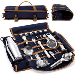 Wuyi Camol Bartender Kit 22pcs: 800ml 550mlボストンシェーカー、ジガー、ツール、ストーン、バッグ | Mixology <span class=keywords><strong>Pro</strong></span>セット | バーテンダーキット - Product Image 6