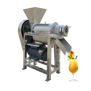 Fruit Pulper Machine Pineapple Tomato Mango Pulp Make Fruit Pulper Coconut Milk Extract Fruit Juice Press Extractor Machine