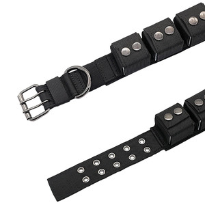 High End Heavy Duty Nylon Adjustable Quick Release Classic Simple <b>Pet</b> Dog Collar with Metal Buckle for Big Dogs Training - Product Image 5