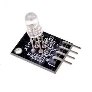 Módulo LED de 3 Colores KY-016, Componente Electrónico Original, Diodo Emisor de Luz Tricolor RGB, 4 Pines DIP KY-016 - Product Image 1