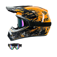 Casque de course intégral unisexe en ABS avec fermeture auto-agrippante pour adultes, utilisation toutes saisons, descente en montagne, karting, moto tout-terrain