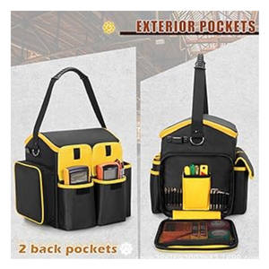 Nueva Bolsa de Herramientas Reforzada Resistente al Desgaste con Divisor Desmontable, Bolsa de Herramientas Portátil con Múltiples Bolsillos - Product Image 5