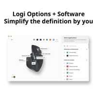 Souris sans fil MX Master 3S pour droitiers, pour ordinateur portable, avec 7 boutons et capteur optoélectronique