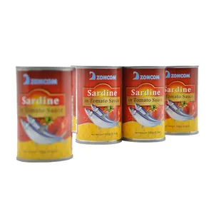 Offre Spéciale OEM en conserve Sardine en sauce tomate 155g étain poisson Pilchard