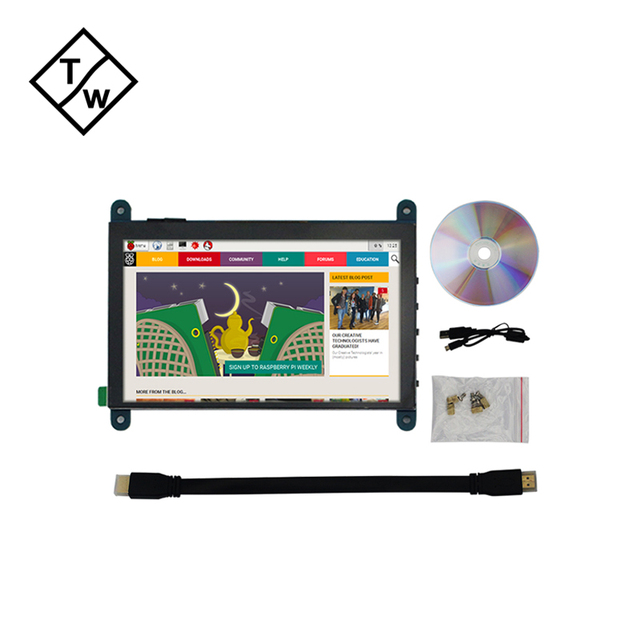 5 Inch Touch Screen Raspberry Pi 4 Capacitive HD-compatible TFT LCD for Orange Pi 5 Plus 3B RPI 4B 3B+ PC Windows