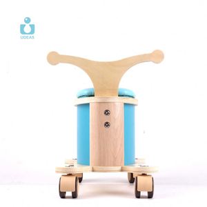 UDEAS工厂热卖4轮迷你儿童木制平衡滑板车1-2岁儿童自行车 - Product Image 6