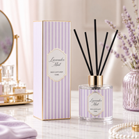 Diffuseurs à roseaux de luxe à marque privée, parfum d'ambiance 120 ml, flacon liquide, pour hôtels, vente en gros, parfum d'intérieur