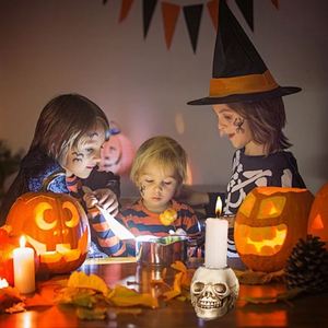 Promoción 2024: Portavelas de Halloween con Decoración de Esqueleto, Candelabro de Mano para las Fiestas - Product Image 6