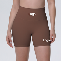 Shorts de course unisexe personnalisés 2026 avec logo, respirants, de luxe, taille haute, amincissants, sensation rafraîchissante, style cycliste et yoga
