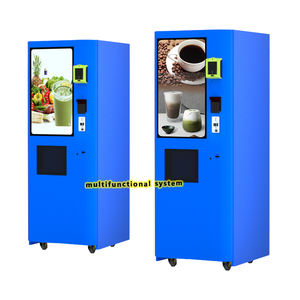 <span class=keywords><strong>Machine</strong></span> <span class=keywords><strong>à</strong></span> expresso intelligente commerciale autocollant distributeur automatique de <span class=keywords><strong>café</strong></span> instantané système de pièces entièrement automatique <span class=keywords><strong>avec</strong></span> accepteur de billets de caisse - Product Image 2