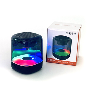 Altavoz portátil inalámbrico con luz led, altavoz E-3052 con bluetooth, precio barato, nuevo modelo de 2022