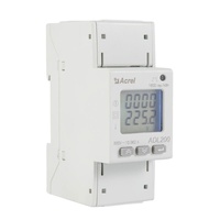 Medidor de Energía Monofásico de Acceso Directo a Riel DIN Acrel ADL200 AC, Modbus-rtu, Certificado CE-MID para Distribución