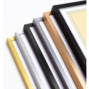 Nordic Ins Thin Side Narrow Side Aluminum Alloy Wall Hanging Decorative Picture Photo <strong>Frame</strong> Creative Advertising <strong>Poster</strong> <strong>Frame</strong> - Product Image 6