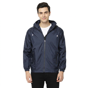 Veste coupe-vent softshell personnalisée de haute qualité pour homme, imperméable, randonnée en plein air, décontractée, avec col montant, service OEM ODM - Product Image 1