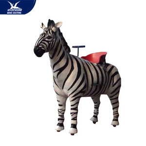 Cơ khí voi sư tử Hổ ngựa vằn con hươu cao cổ Kích thước Cuộc Sống Dành cho người lớn rideable Máy cử động đi bộ động vật đi xe trên cho trung tâm mua sắm - Product Image 5