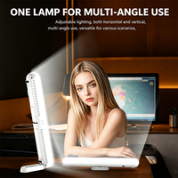 Lampe LED portable sous le menton 3 couleurs pour streamer, réduit les rides du cou, définit la clavicule, idéale pour la photographie selfie