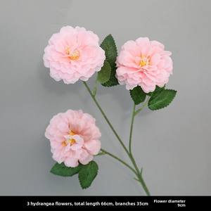 Ortensia Rosa Classica Artificiale per Allestimenti Matrimoniali, Effetto Naturale, Resistente, Austin, per Soffitti, Hotel e Decorazioni Domestiche - Product Image 6