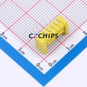 BX-HY2.0-6PWZ-Y Wire-to-Board Pin Header Bent Lead Through Hole,P=2mm Connector 1x6P 2mm Right Angle Insert HY - Product Image 2