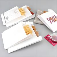 Sac en papier kraft brun biodégradable de qualité alimentaire pour frites, hamburgers, beignets, sandwichs et pain