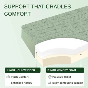 Kasur Lipat Jepang Motif Gandum 4 Inci, Kasur Tatami Katun, Kasur Futon untuk Colchones Comprimidos Al Vacio - Product Image 4