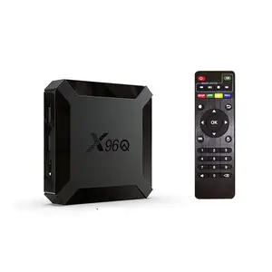 X96Q ricevitore satellitare dell'hotel Android TV Box 4K 8GB versione di installazione 10 uscita AV Smart TV pannello di controllo Android TV Set Top Box
