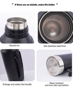 2024 Heiß verkaufte vakuum isolierte 1200ml Reise <span class=keywords><strong>thermos</strong></span> flasche mit Edelstahl deckel und Griff - Product Image 2