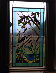 Vitrail décoratif en plomb, design Tiffany, pour porte et fenêtre, éclairage durable 5 mm, style européen, fait main, personnalisé - Product Image 6