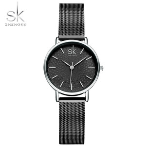 Shengke Sk K0006 Orologio da Donna di Lusso Ultra Sottile con Cinturino in Maglia d'Acciaio Moda Femminile Orologio da Polso al Quarzo per Reloj Mujer - Product Image 5
