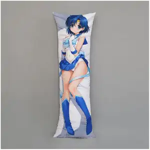 Bantal ukuran hidup bantal bantal bayi anak perempuan Anime Hentai sampul kartun Jepang kasur Afghan dan bantal