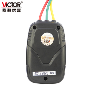 เครื่องทดสอบลำดับ3เฟสแบบไม่สัมผัส VICTOR 850/850A, AC 600V สูงสุด, ตัวบ่งชี้ช่วงความถี่20-400Hz - Product Image 2